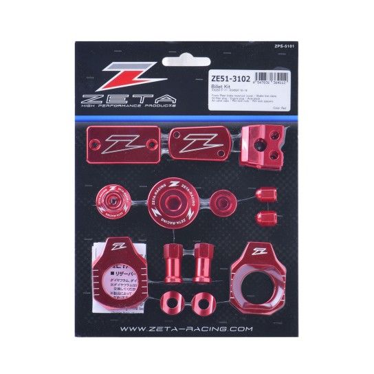 ZETA KX250/F 17-19/KX450F 16-18 - RED BILLET KIT