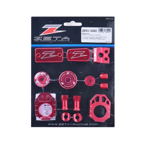 ZETA RMZ250 2007/RMZ450 2005 - KIT COMPLETO VERMELHO