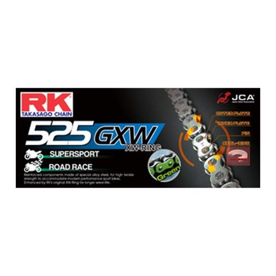 FE RK525 GXW 125 LINKS GREEN