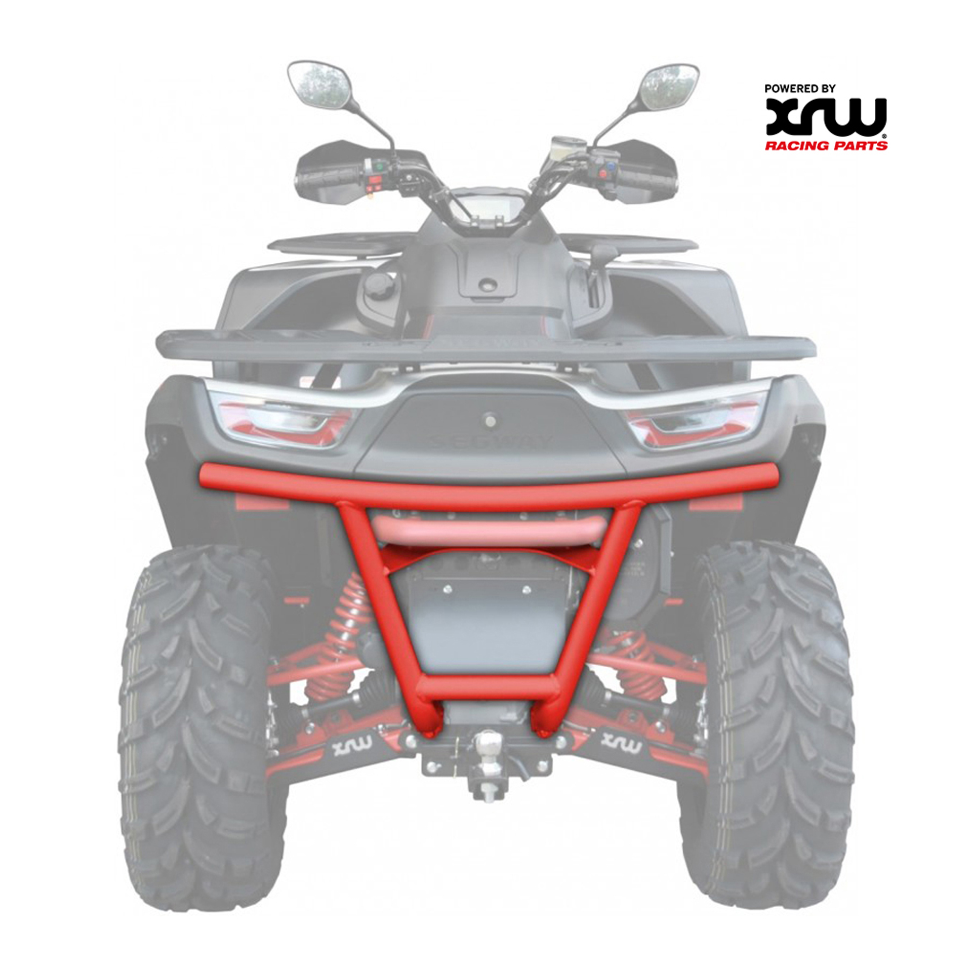 REAR BUMPER RED - SNARLER AT6 REAR BUMPER RED - SNARLER AT6