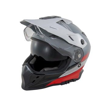 CAPACETE BENELLI BX31 VERMELHO/CINZENTO - M