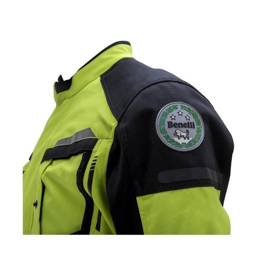 BLUS�O BENELLI ESSENTIAL AMARELO FLUOR/PRETO - M