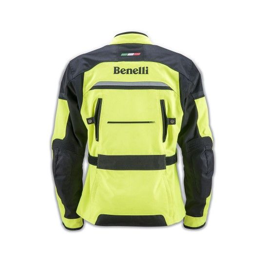 BLUS�O BENELLI ESSENTIAL AMARELO FLUOR/PRETO - L