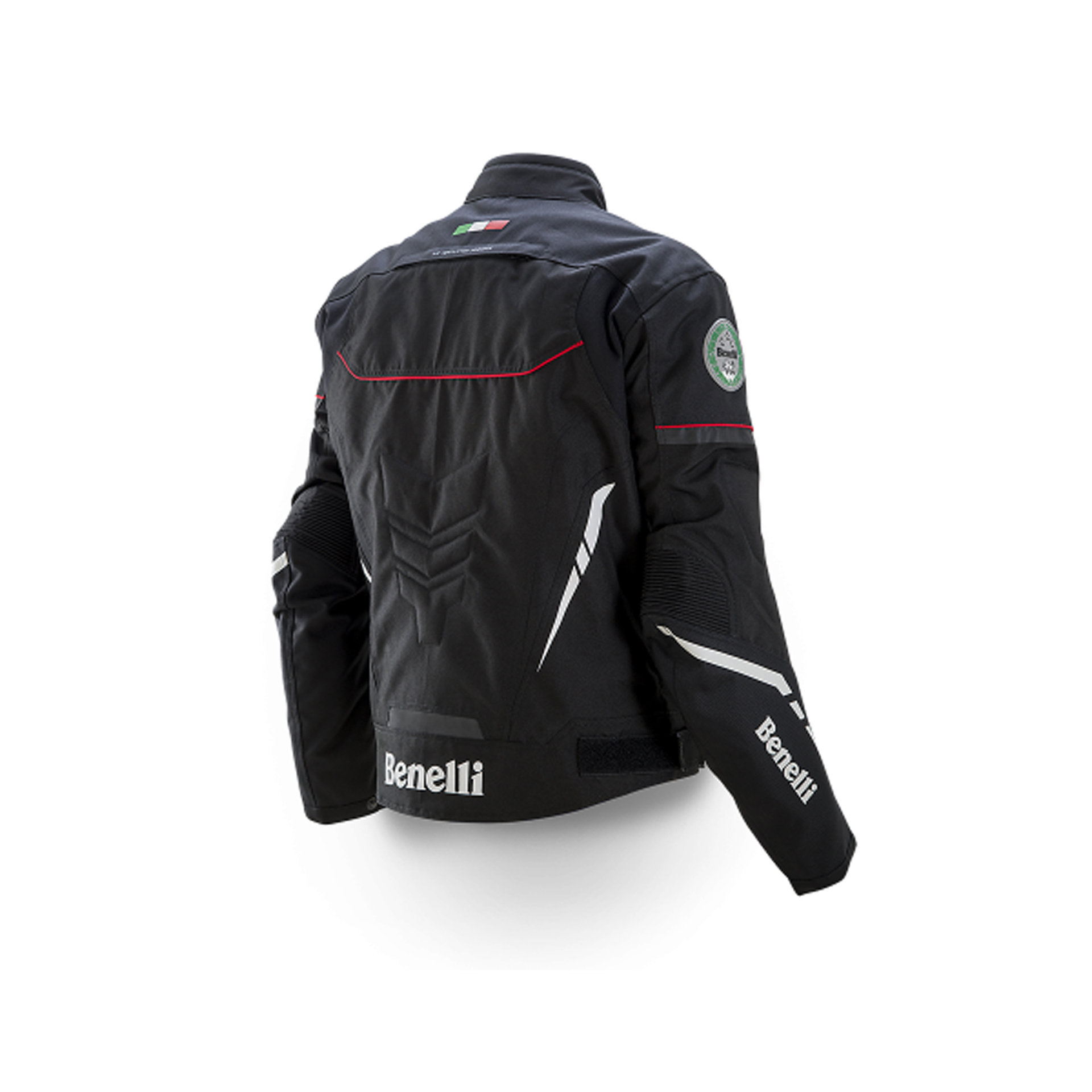 BLUS�O BENELLI COPER-TEX PRETO/VERMELHO - M