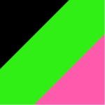 1669-BLK/GRN NEON/PINK FL