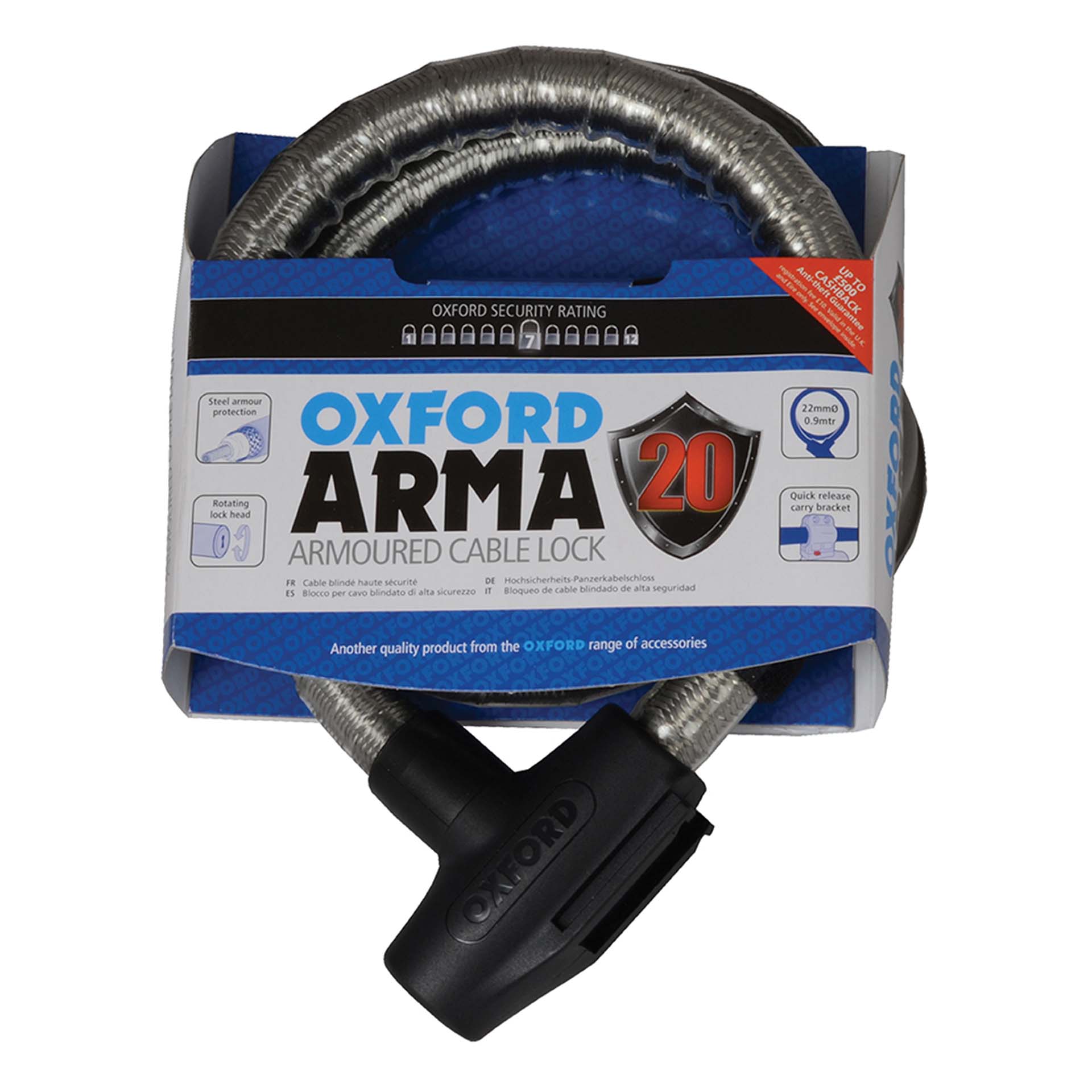 OXFORD CADEADO ARMA20 22m x 900mm PRATA OXFORD CADEADO ARMA20 22m x 900mm PRATA