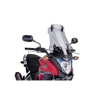 PUIG CB500X VIDRO TOURING FUMADO COM VISEIRA