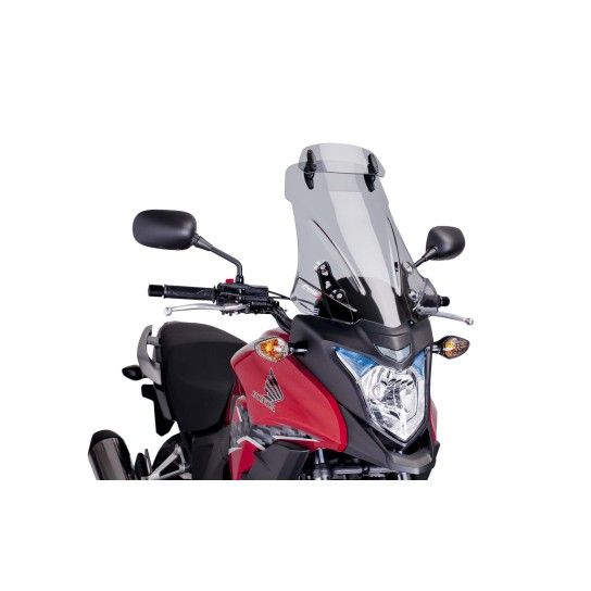 PUIG CB500X VIDRO TOURING FUMADO COM VISEIRA