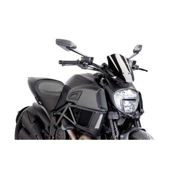 PUIG DUCATI DIAVEL 2014 VIDRO PRETO