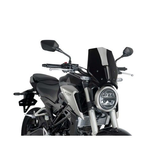 PUIG CB125R 2018 PARABRISAS NAKED NG PRETO