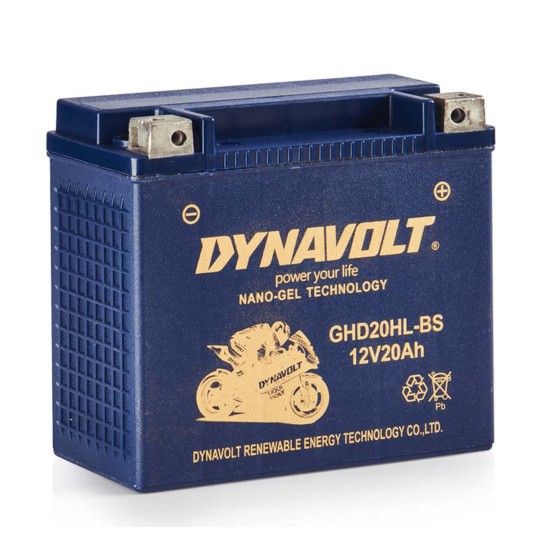 DYNAVOLT BATERIA GHD20HL-BS NANO GEL YTX20HL-BS