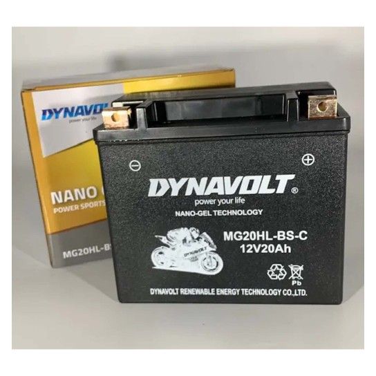 DYNAVOLT BATERIA MG20HL-BS-C YTX20HL-BS NANO GEL