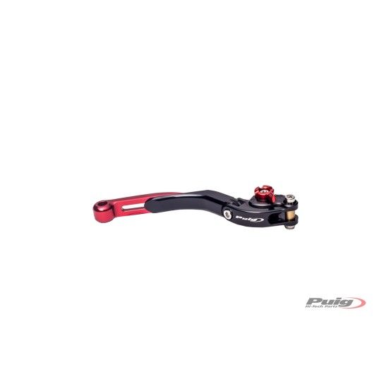 PUIG MANETE DE TRAVAO 3.0 EXTENSIVEL PRETO AFINADOR VERMELHO