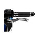 PUIG BRAKE LEVER 3.0 SHORT SILVER W/ SELECTOR BLUE