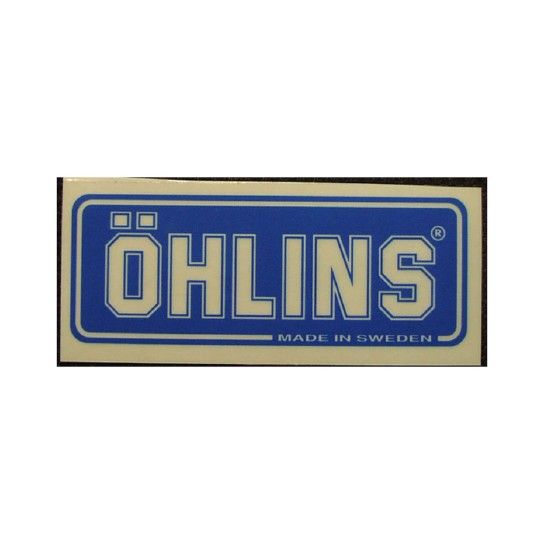 OHLINS AUTOCOLANTE OHLINS AZUL/TRANSP 31X72