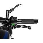 PUIG MANETE DE EMBRAIAGEM 3.0 CURTA PRETA C/AFIN.VERDE