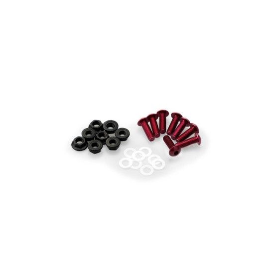 PUIG UNIVERSAL KIT PARAFUSO ANODIZADO VISEIRA VERMELHO