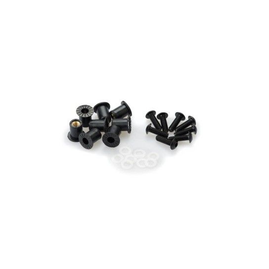 PUIG UNIVERSAL KIT PARAFUSO ANODIZADO VISEIRA PRETO