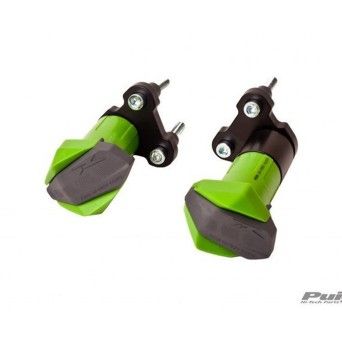 PUIG ZX-6R 636 2013-15 PROTETOR DE MOTOR R12 VERDE