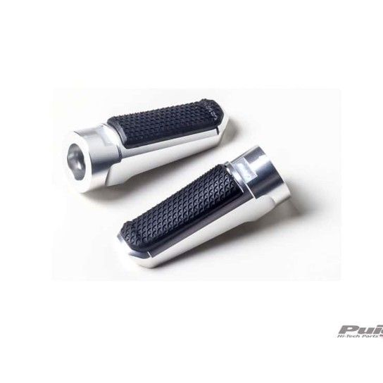 PUIG SPORT FOOTPEGS SILVER