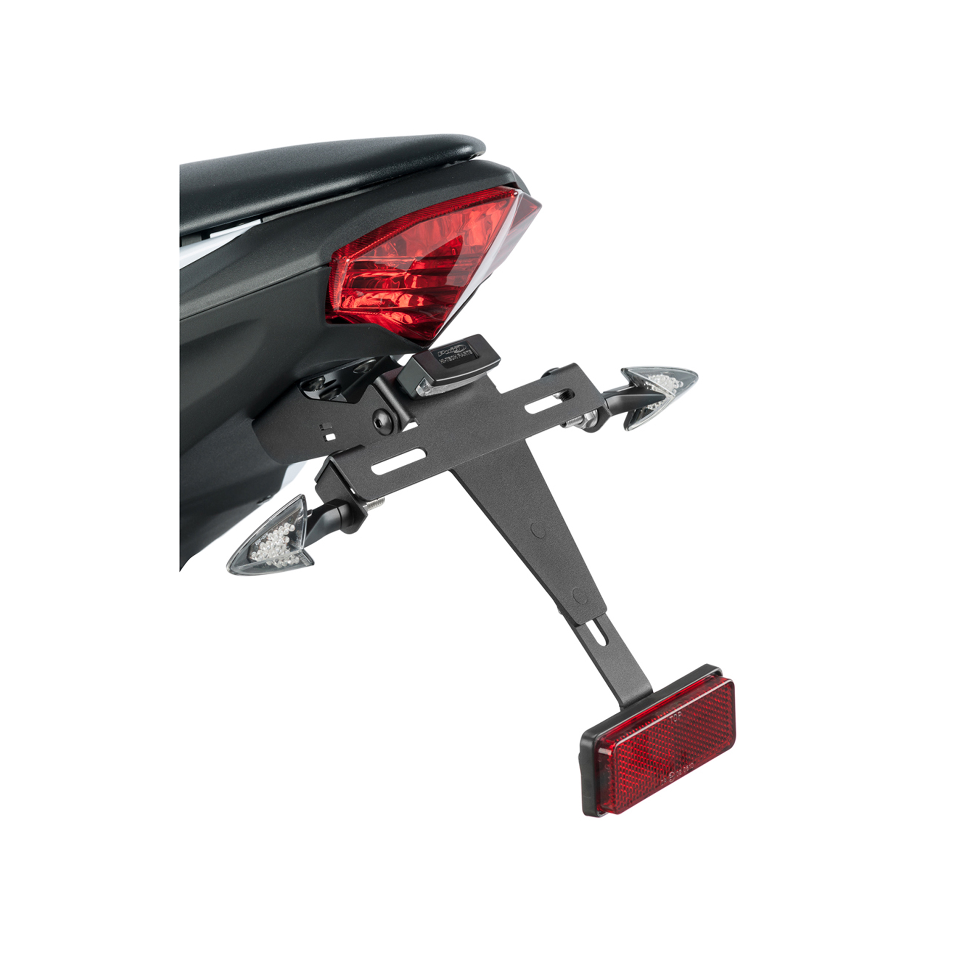 PUIG NINJA 250SL 15-17 SUPORTE MATRICULA PRETO PUIG NINJA 250SL 15-17 SUPORTE MATRICULA PRETO