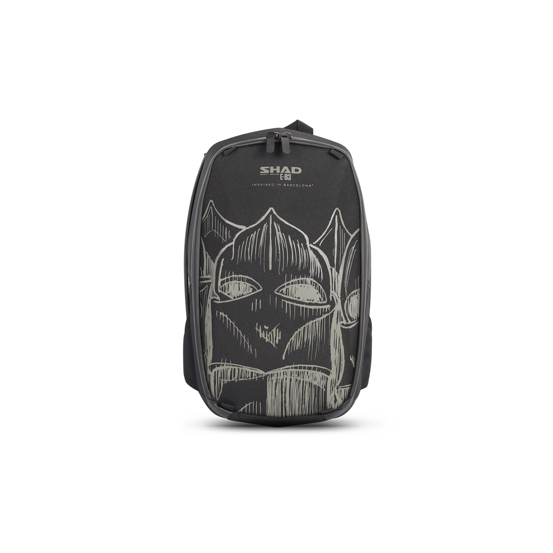SHAD SEMI RIGID BACKPACK E-83 SHAD SEMI RIGID BACKPACK E-83