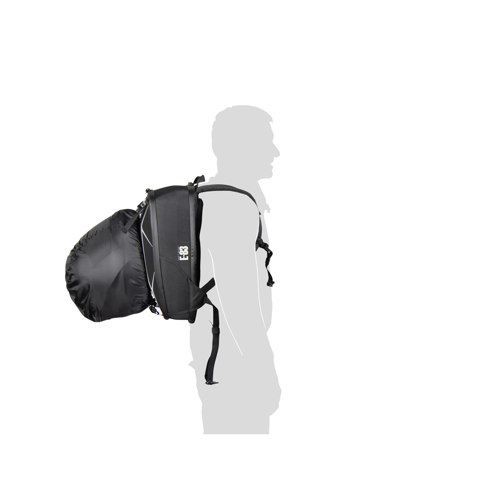 SHAD SEMI RIGID BACKPACK E-83 SHAD SEMI RIGID BACKPACK E-83