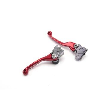 ZETA RMZ250/RMZ450 2005-13 KIT MANETES VERMELHO