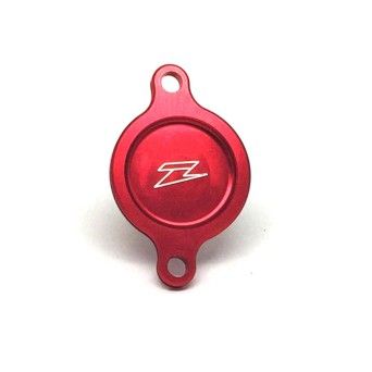 ZETA TAMPA FILTRO OLEO RMZ250 2007 RMZ450 2005- VERMELHO