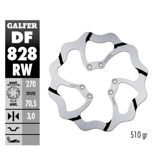 GALFER WAVE FIXED GROOVED DISCO TRAS