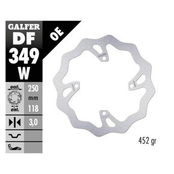 GALFER RM - RMX 450Z DISCO TRAVAO FRENTE