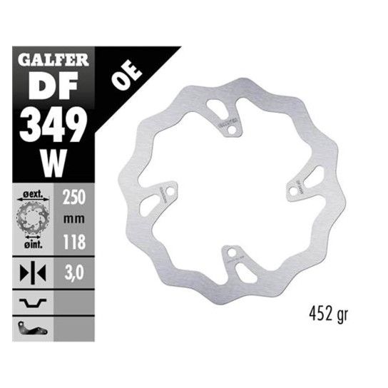GALFER RM - RMX 450Z DISCO TRAVAO FRENTE