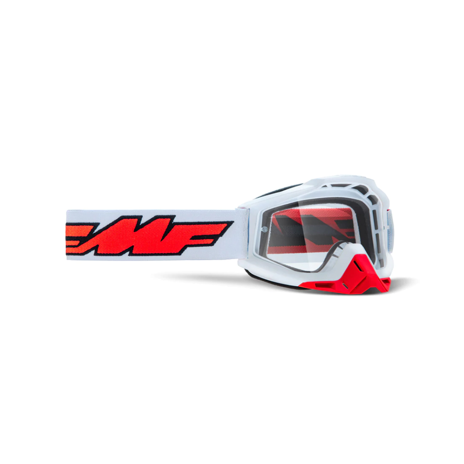 FMF OCULOS POWERBOMB ROCKET BRANCO LENTE TRANSPARENTE FMF OCULOS POWERBOMB ROCKET BRANCO LENTE TRANSPARENTE