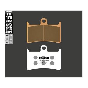 GALFER 178-1375R PASTILHAS RACING