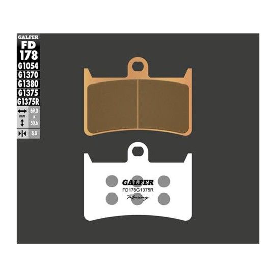 GALFER 178-1375R PASTILHAS RACING