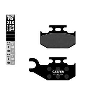 GALFER 318-1054 PASTILLAS FRENO
