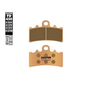 GALFER 450-1370 PASTILHAS TRAVAO STREET SINTETICO