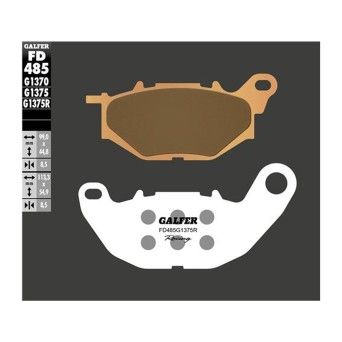 GALFER 485-1375 PASTILHAS RACING