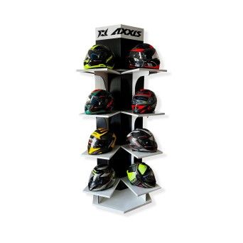 AXXIS 12 HELMETS DISPLAY STAND