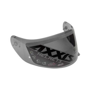 AXXIS FACE SHIELD V-24 MAX VISION SMOKED