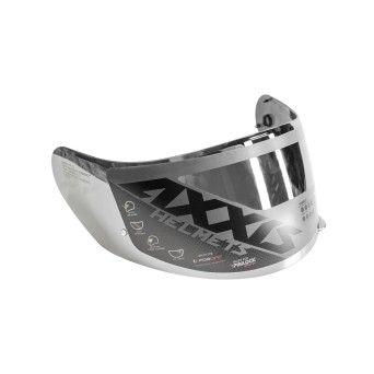 AXXIS FACE SHIELD V-24 MAX VISION SILVER MIRRORED