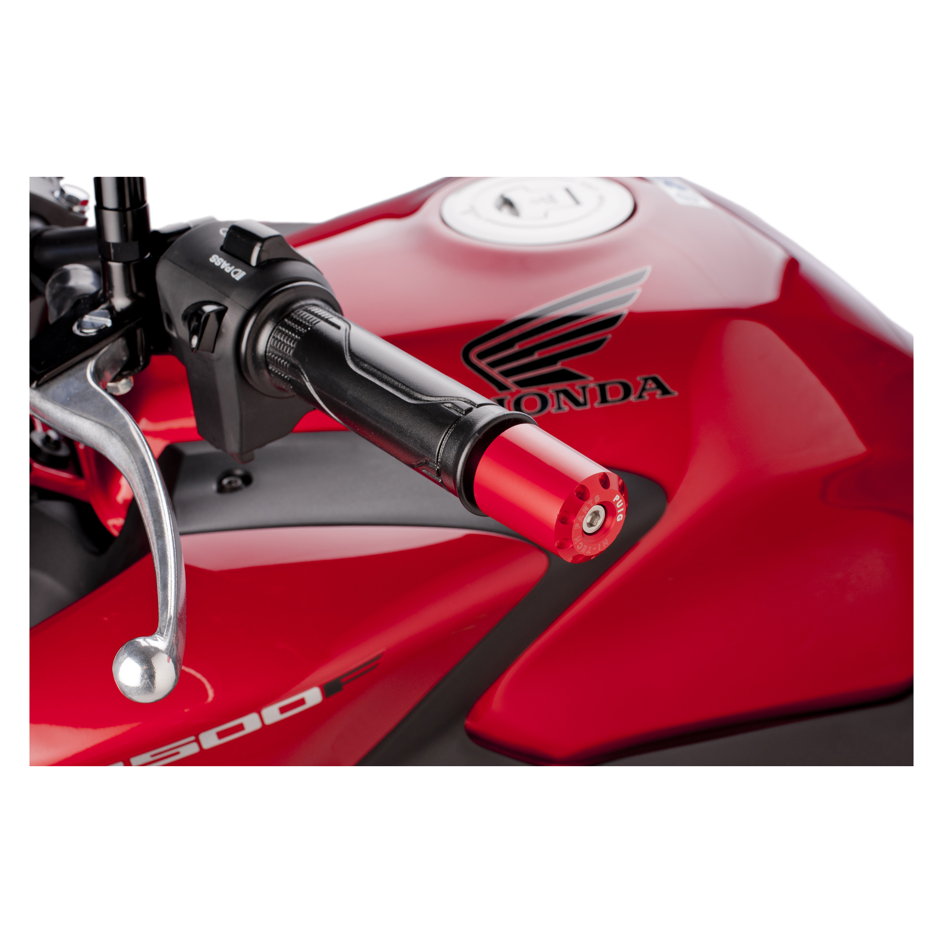PUIG CB650F 2017 TACO DE GUIADOR COMPRIDO VERMELHO