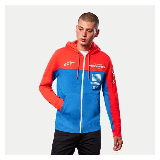 ALPINESTARS HOODIE ZIPPER H BLOCK