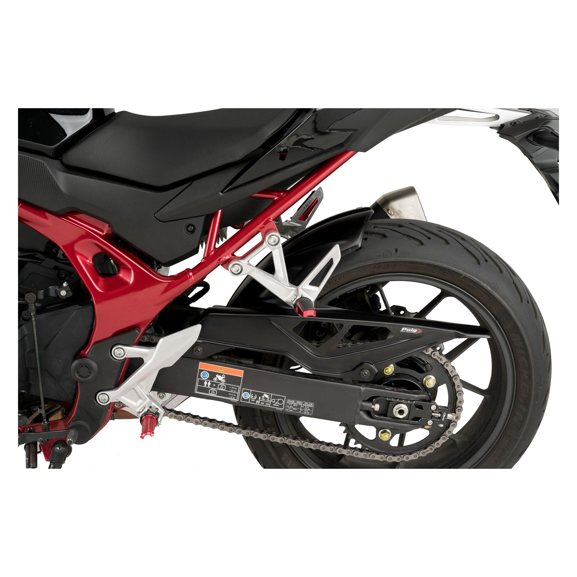 PUIG CB 750 HORNET GUARDA LAMAS TRASEIRO PRETO PUIG CB 750 HORNET GUARDA LAMAS TRASEIRO PRETO