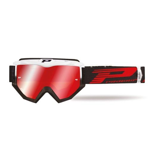 PROGRIP 3201 GOGGLES ATZAKI FLUO WHITE/BLACK