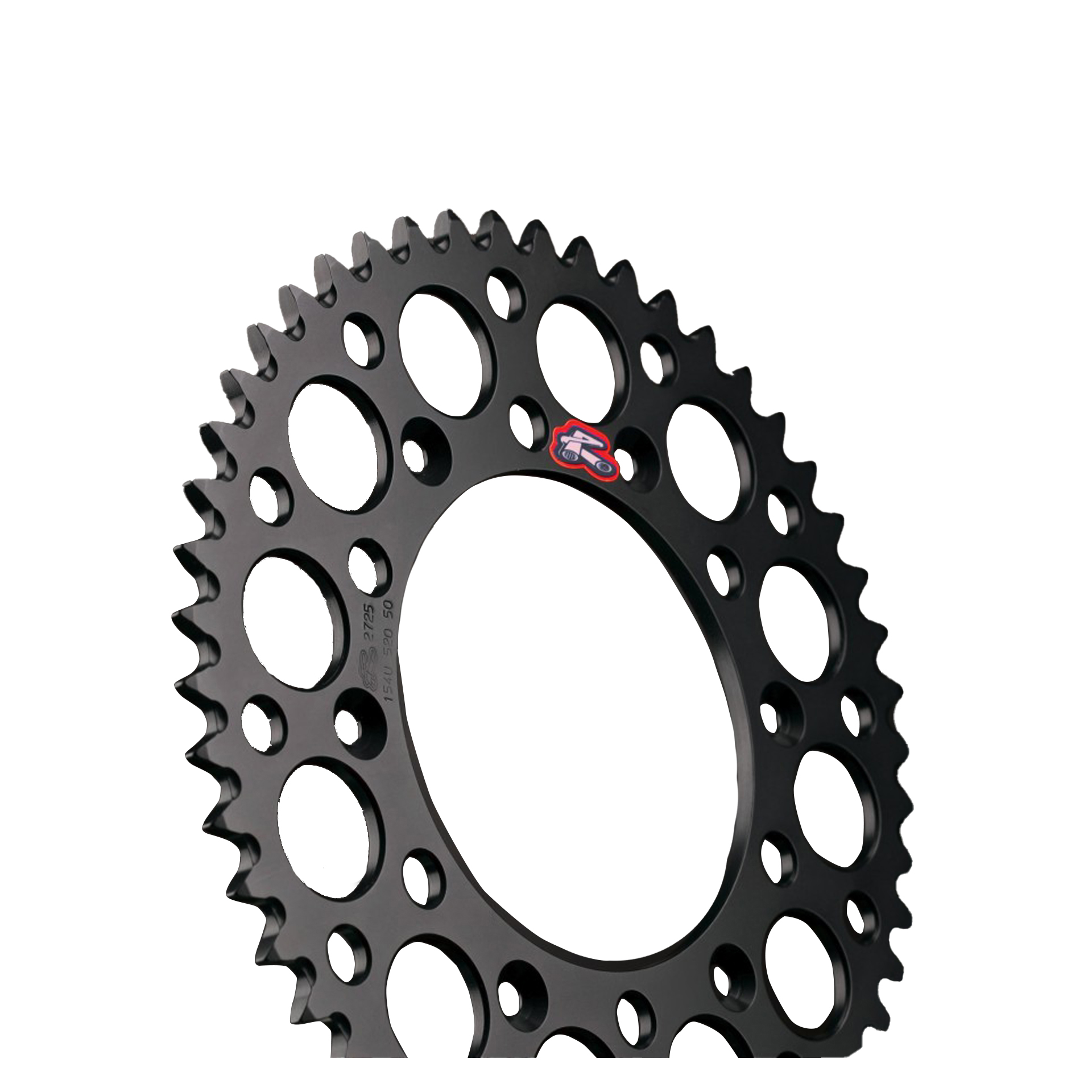 RENTHAL REAR SPROCKET BLACK Grvd Pkd