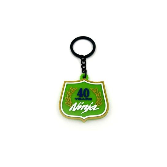 KAWASAKI 40 YEARS NINJA PVC KEYCHAIN