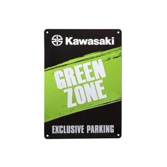 KAWASAKI GREEN ZONE PARKING SIGN