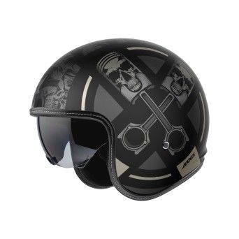 AXXIS HORNET S SV SKULLS ILLUSTRATED (ECE 22.06)