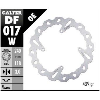 GALFER CR125/250/500 DISCO FRENTE WAVE